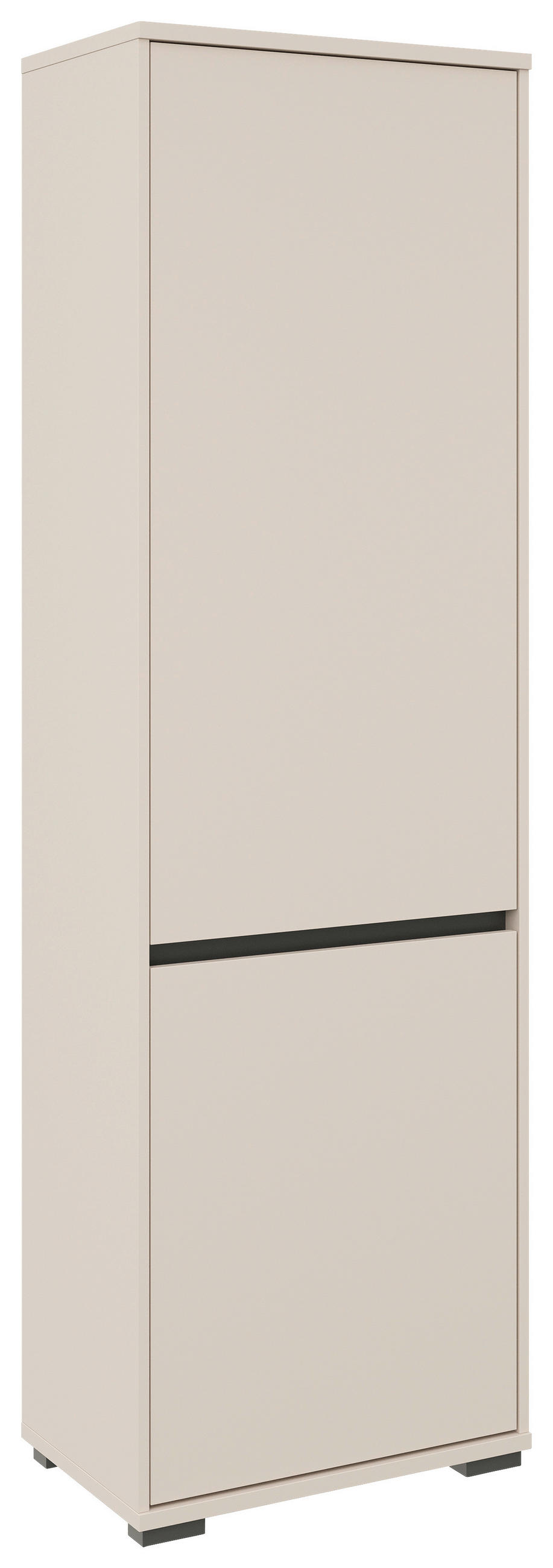 GARDEROBENSCHRANK  in 60/195/38 cm  - Kaschmir/Anthrazit, MODERN, Holzwerkstoff/Kunststoff (60/195/38cm) - Xora