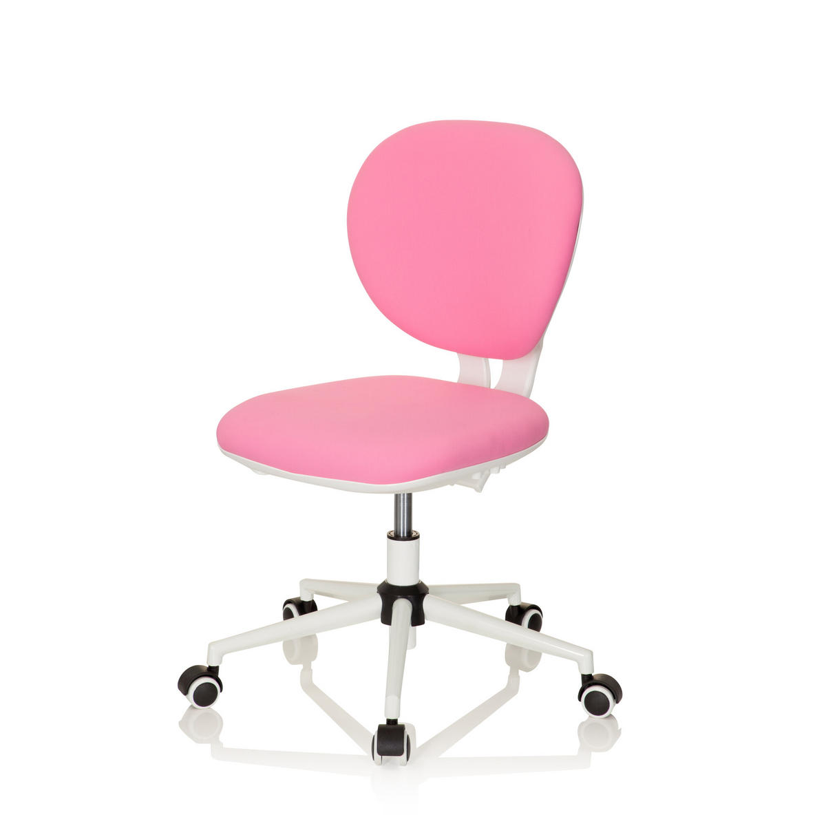 MLADINSKI VRTLJIVI STOL umetna masa pink  - pink, Basics, umetna masa (43/82-95/56cm) - MID.YOU