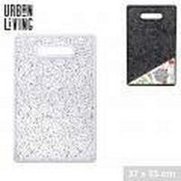 DASKA ZA SEČENJE  plastika  - bela/crna, Osnovno, plastika (37/23/1cm)