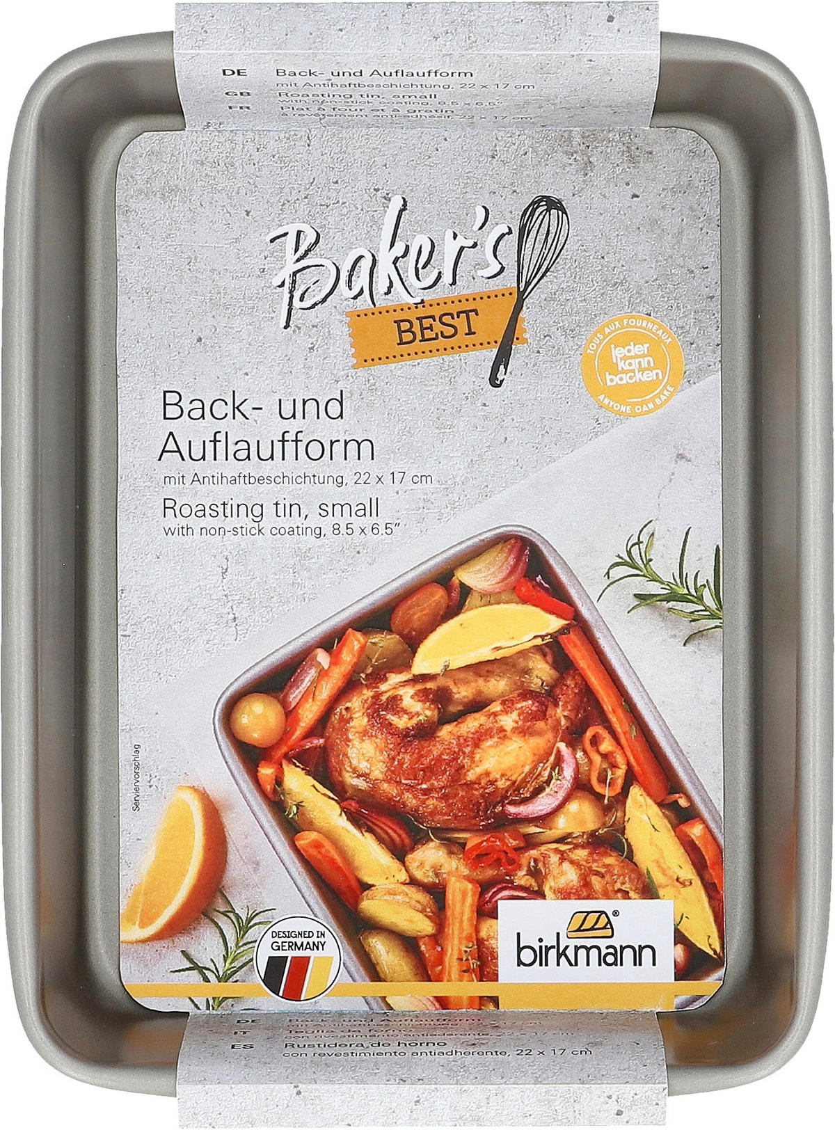 AUFLAUFFORMENSET Metall 2-teilig  - Silberfarben, KONVENTIONELL, Metall - Birkmann