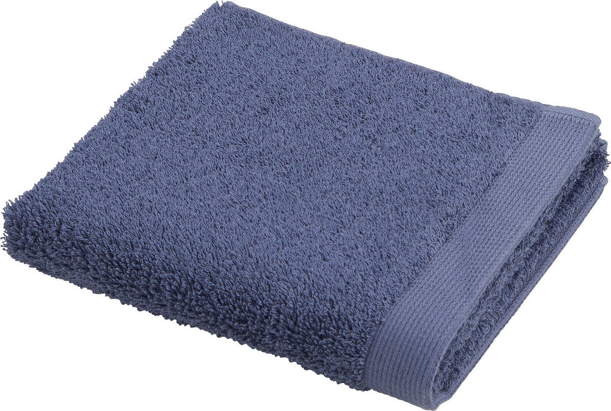 VENDÉGTÖRÖLKÖZŐ 40/60 cm kék  - kék, Basics, textil (40/60cm) - Vossen