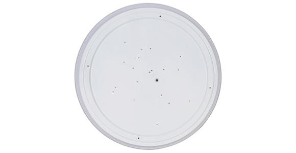 DECKENLEUCHTE 48/8 cm  - Transparent/Weiß, Trend, Kunststoff/Metall (48/8cm) - Novel