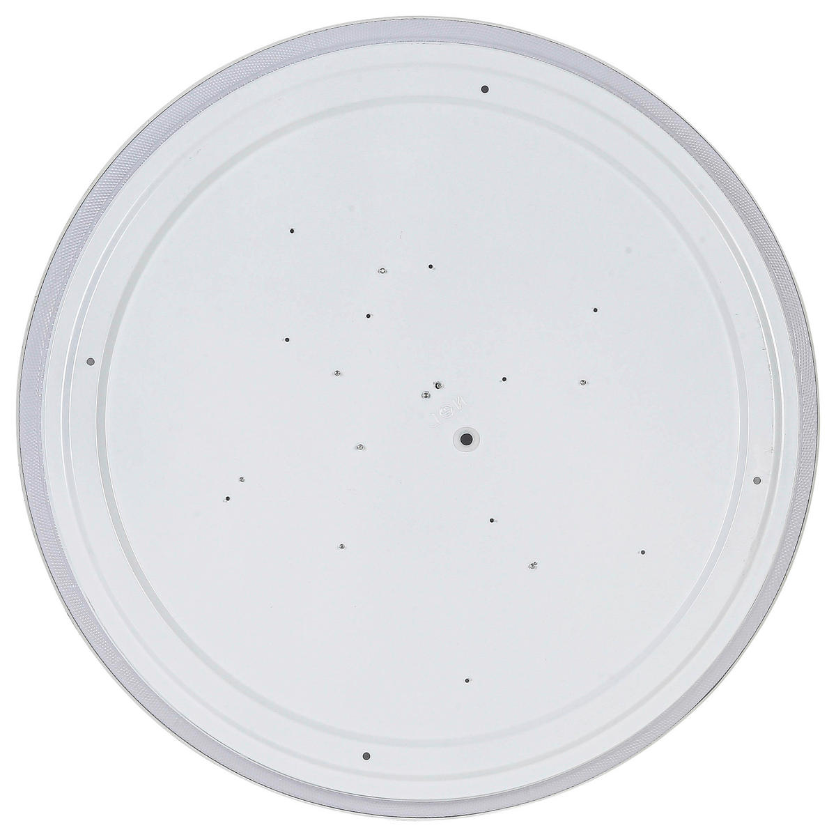 DECKENLEUCHTE 48/8 cm   - Transparent/Weiß, Trend, Kunststoff/Metall (48/8cm) - Novel