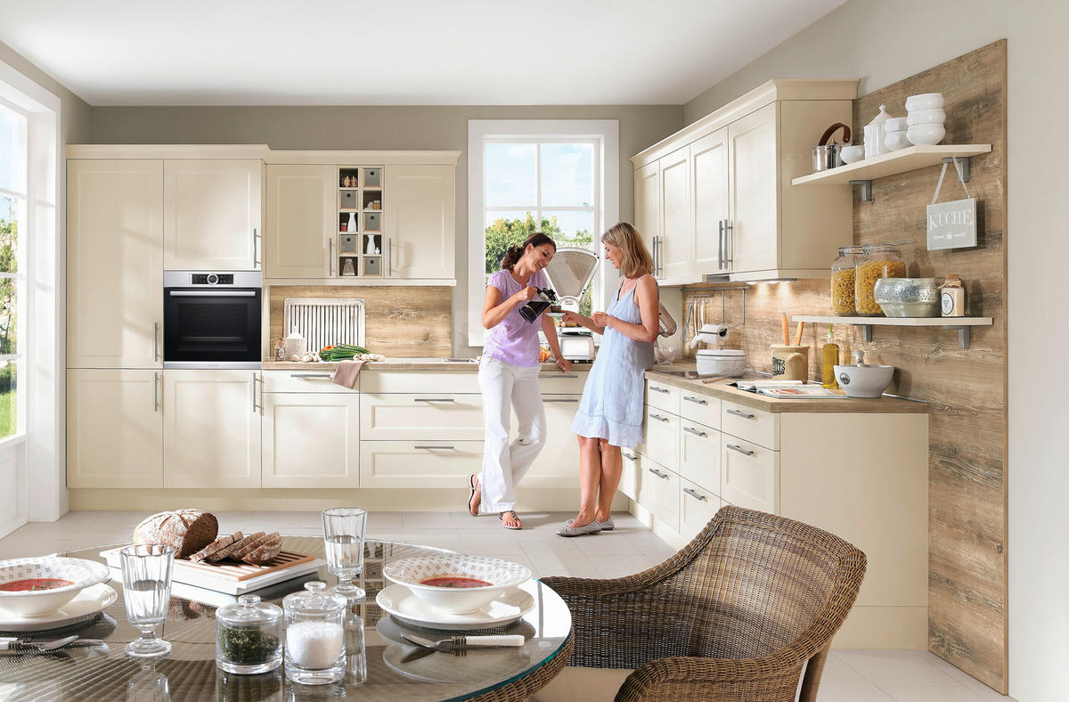 Bucătărie La Comandă   - magnolie, Design, material pe bază de lemn - Celina