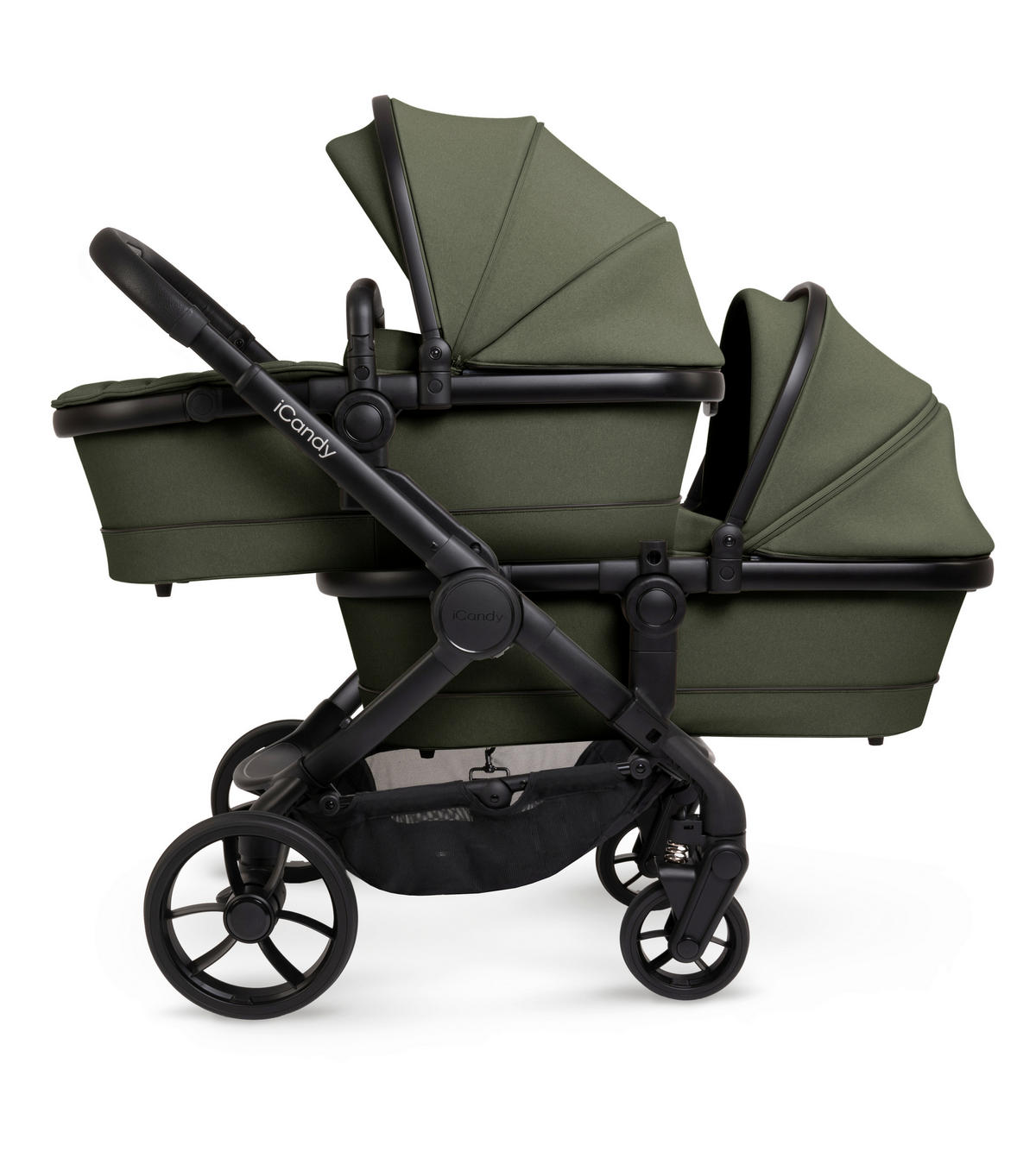 rok isporuke 60 dana  Peach 7  - zelena/tamno zelena, Basics, metal/tekstil (75/55/39cm) - ICANDY
