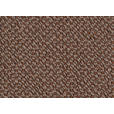 ECKSOFA in Flachgewebe, Struktur Braun  - Anthrazit/Braun, Design, Textil/Metall (254/230cm) - Ambiente