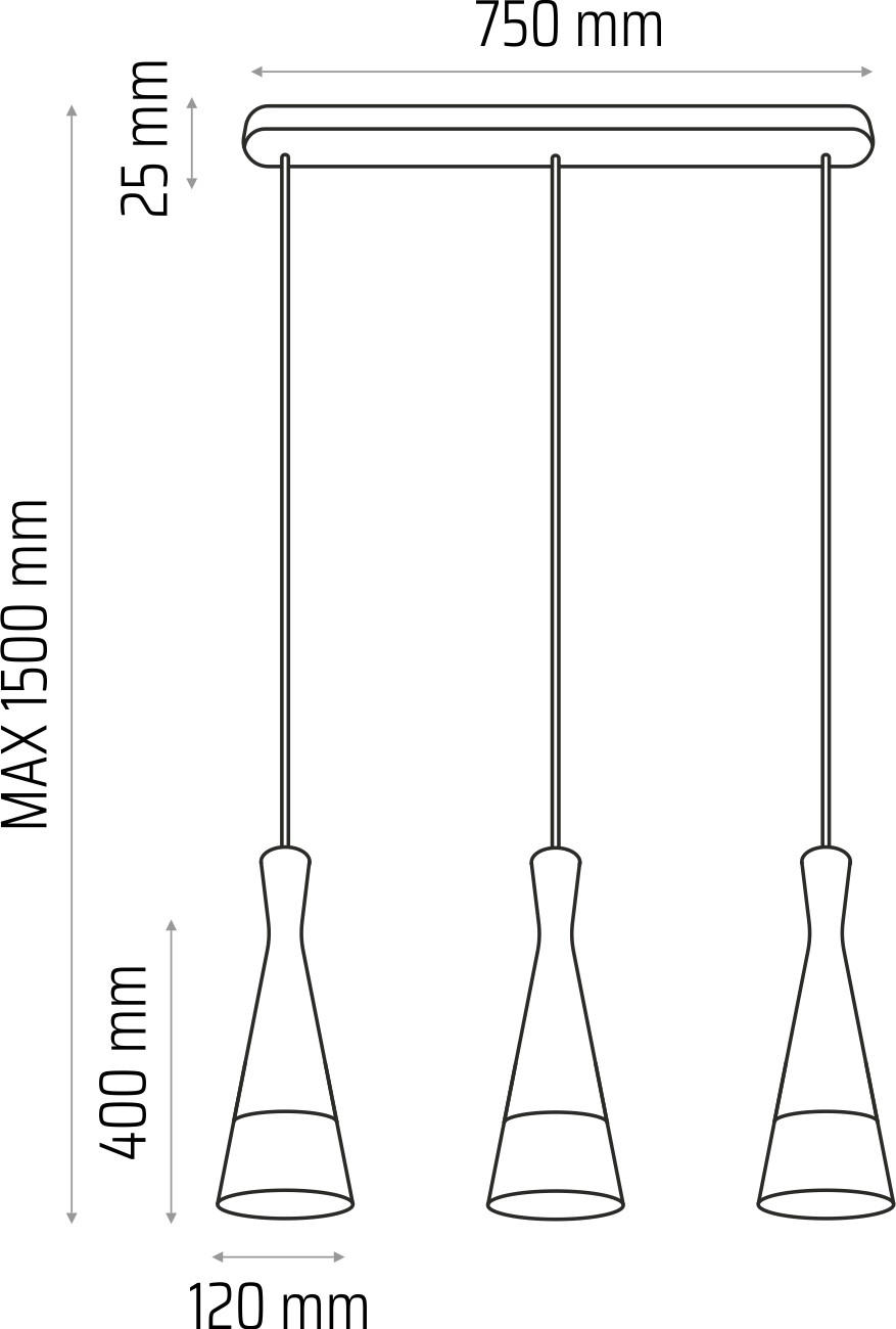 HÄNGELEUCHTE 75/150 cm  - Weiß/Grau, Design, Holz/Textil (75/150cm)
