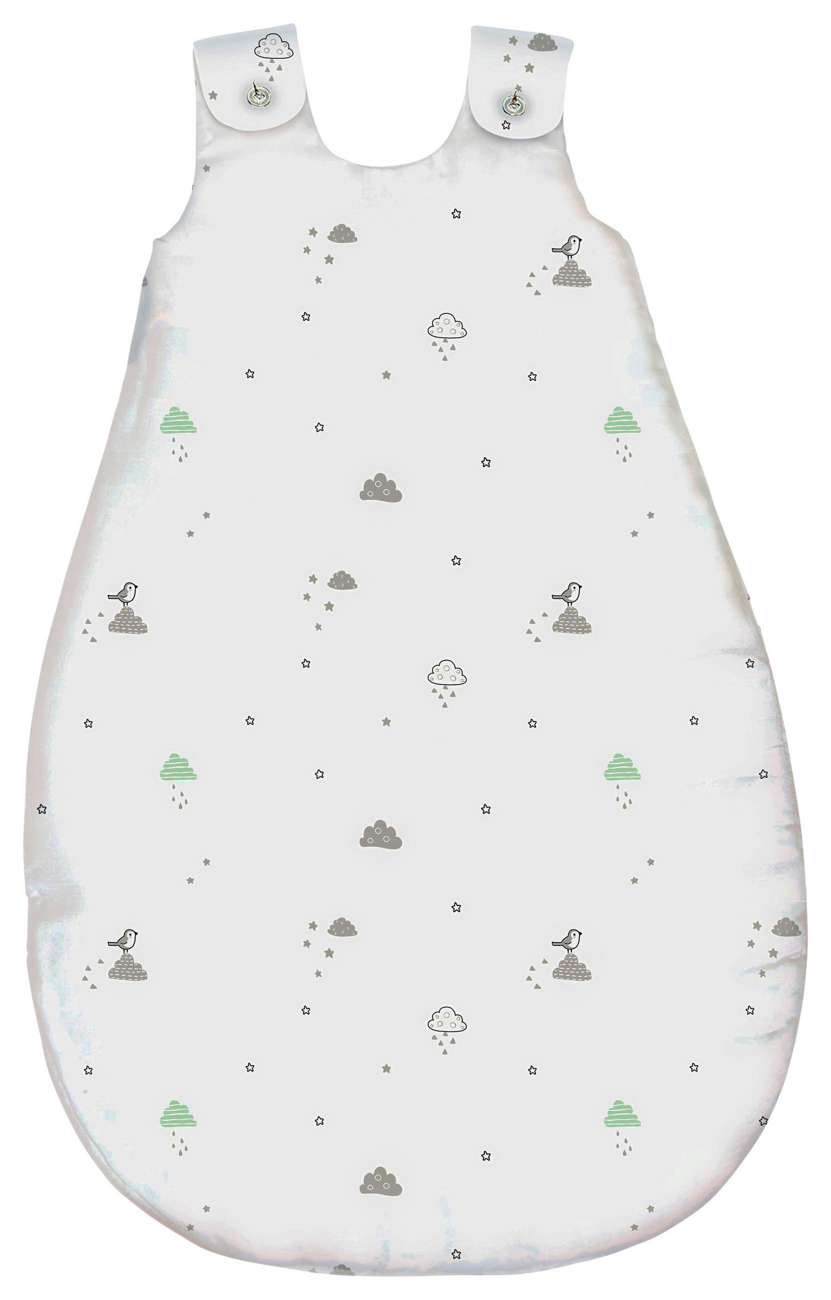 OTROŠKA SPALNA VREČA  Modern Clouds  70  - siva/zelena, Trend, tekstil (70null) - Patinio