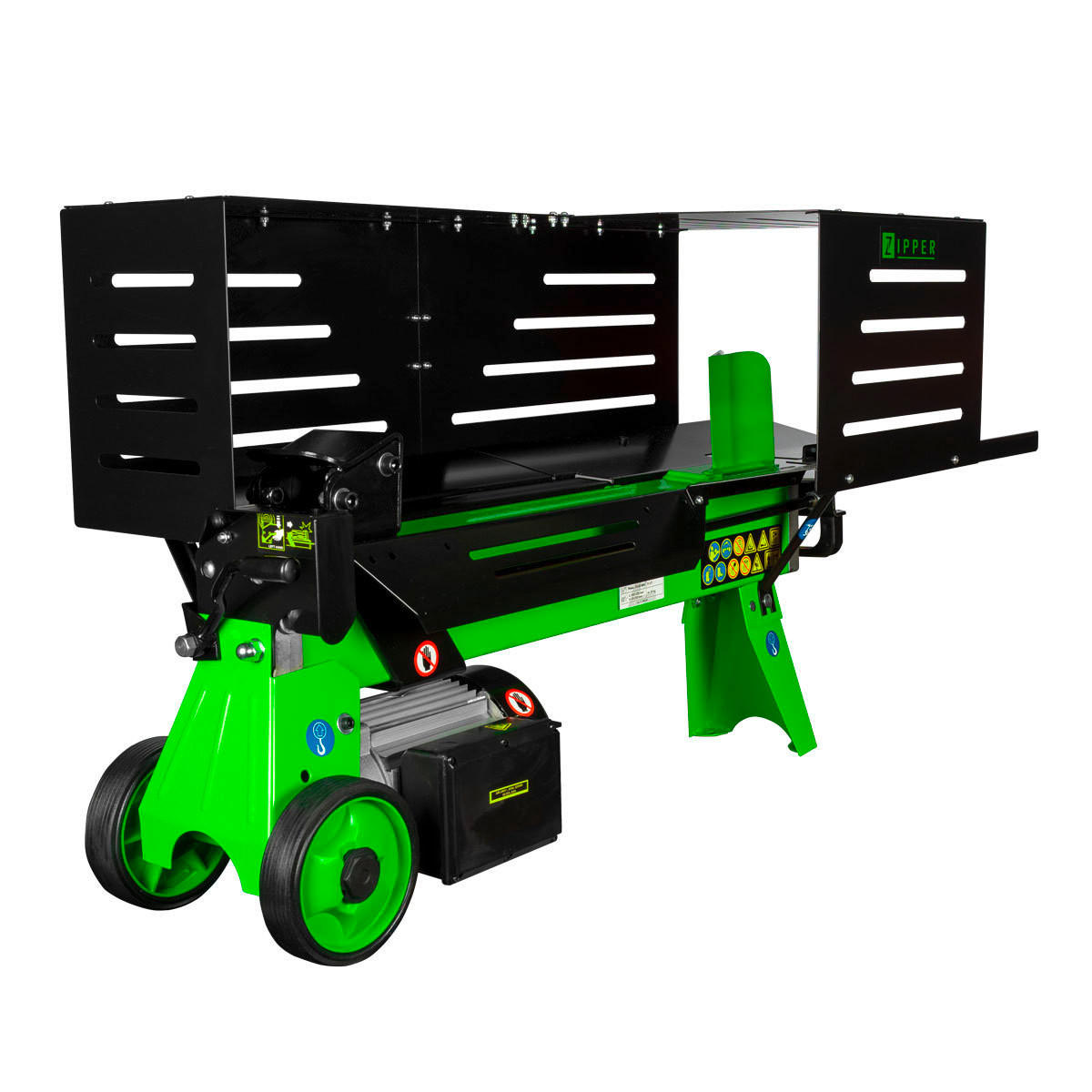 HOLZSPALTER  - Grün, Basics, Metall (116/61/42,5cm) - Zipper