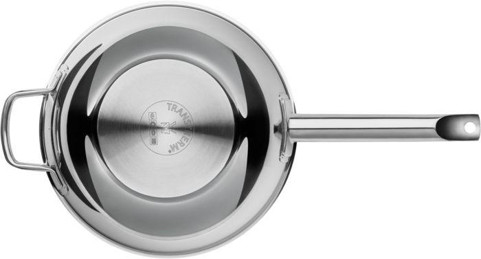WOKPFANNE Durado 28 cm  - Edelstahlfarben, Design, Metall (28cm) - WMF