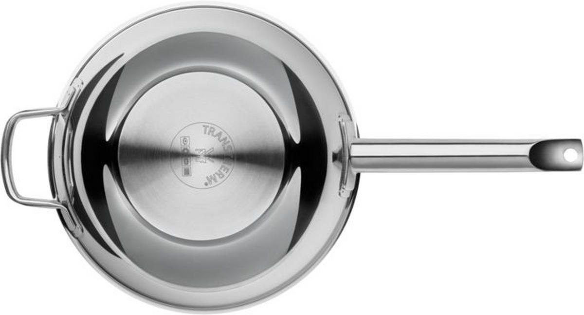 WOKPFANNE Durado 28 cm  - Edelstahlfarben, Design, Metall (28cm) - WMF