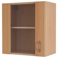 KÜCHENOBERSCHRANK 50/54,8/32 cm  in Buchefarben  - Edelstahlfarben/Buchefarben, MODERN, Holzwerkstoff/Kunststoff (50/54,8/32cm) - FlexWell