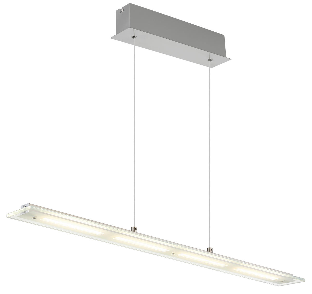 LED-HÄNGELEUCHTE 88/9/150 cm  - Klar/Transparent, Design, Glas/Kunststoff (88/9/150cm) - Globo