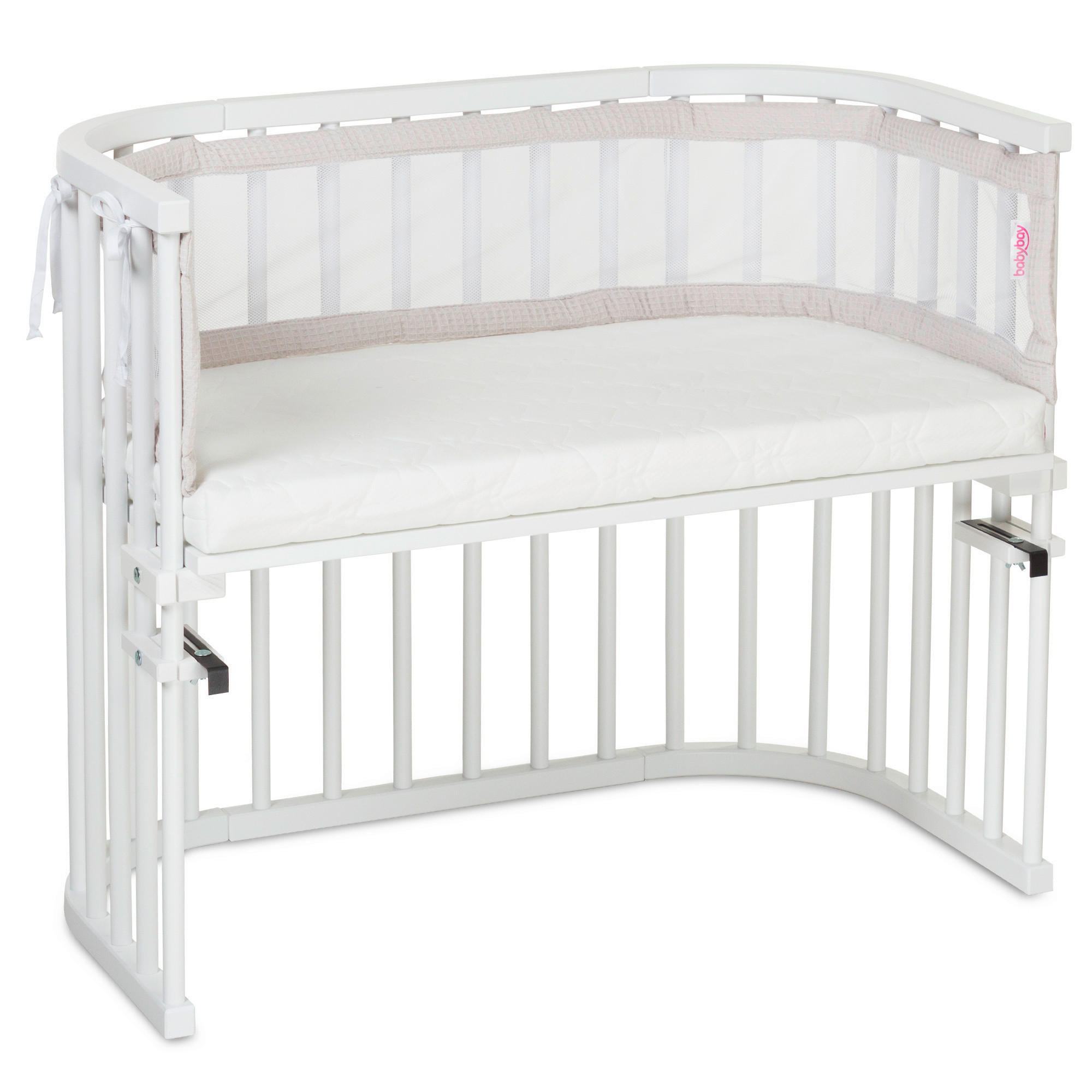 NESTCHEN  168/24/2 cm   - Grauweiß, Basics, Textil (168/24/2cm) - Babybay