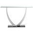 KONSOLE in Metall, Glas 120/77/40 cm - Silberfarben/Schwarz, Design, Glas/Metall (120/77/40cm) - Xora KONSOLE in Metall, Glas 120/77/40 cm - Silberfarben/Schwarz, Design, Glas/Metall (120/77/40cm) - Xora