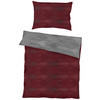 BETTWÄSCHE Makosatin 140/200 cm  - Dunkelrot, KONVENTIONELL, Textil (140/200cm) - Kaeppel