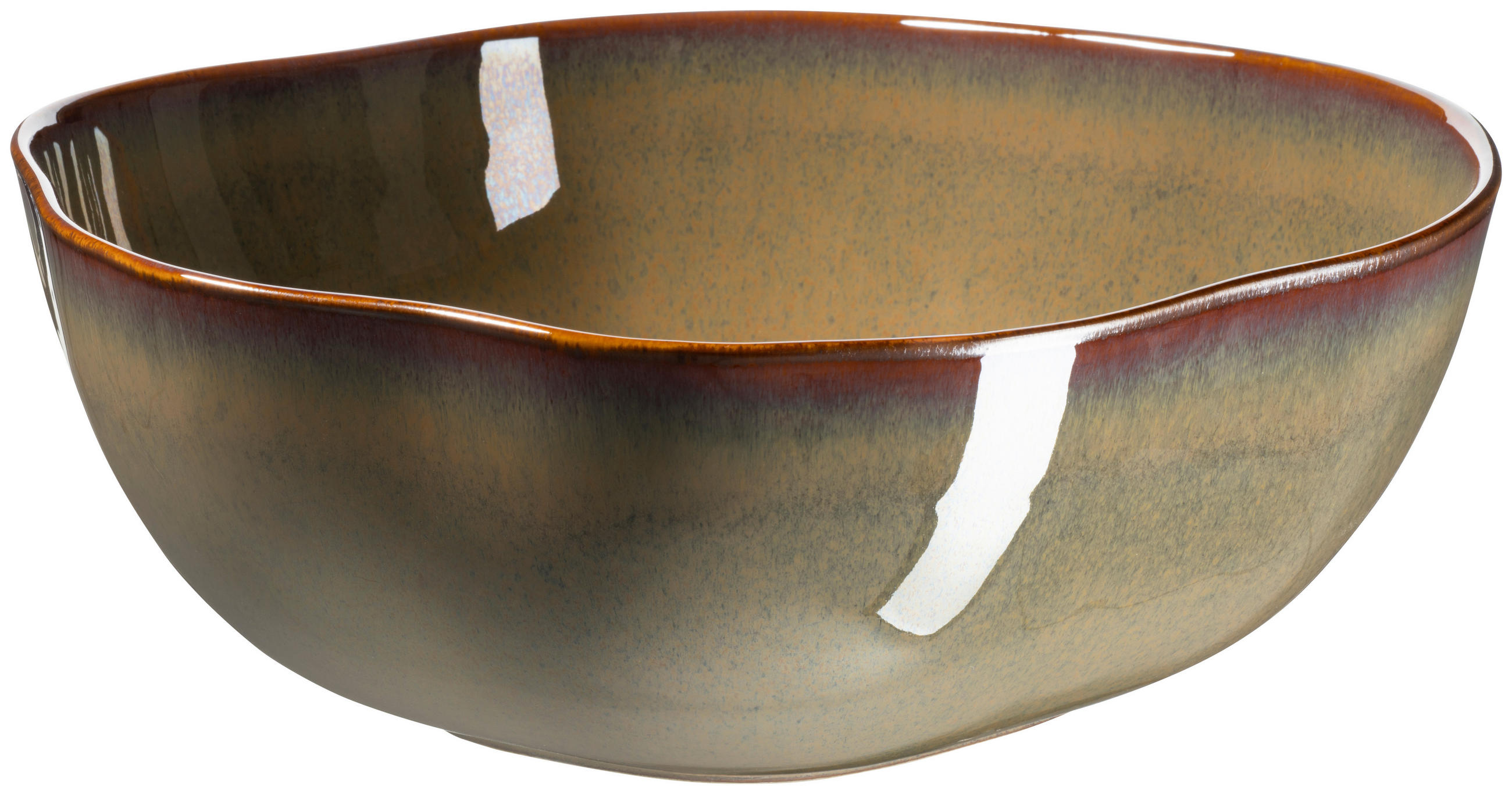 SCHÜSSEL Cordelia   - Rot/Braun, Trend, Keramik (28/10cm) - Mäser