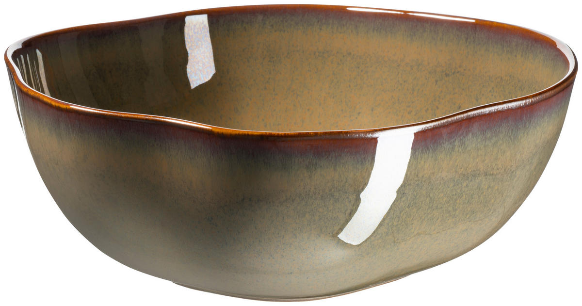 SCHÜSSEL Cordelia   - Rot/Braun, Trend, Keramik (28/10cm) - Mäser