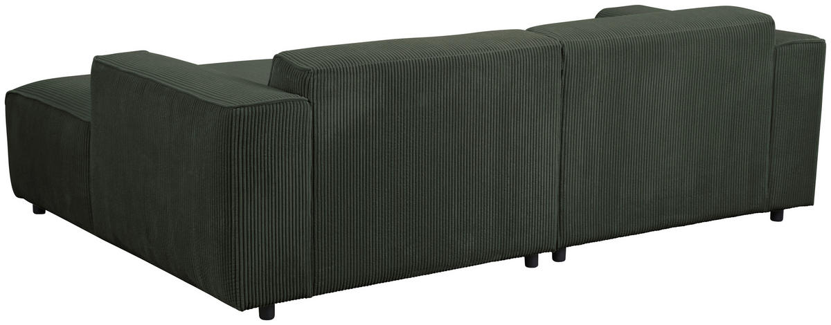 HÖRNSOFFA i manchester skogsgrön  - skogsgrön/svart, Design, textil/plast (234/161cm) - Livetastic