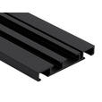 VORHANGSCHIENE - Schwarz, Basics, Metall (250cm) - Homeware