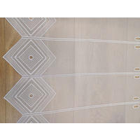 KRATKA ZAVESA  2026 FRÜHLING          45 cm   bela  - bela, Basics, tekstil (45cm)