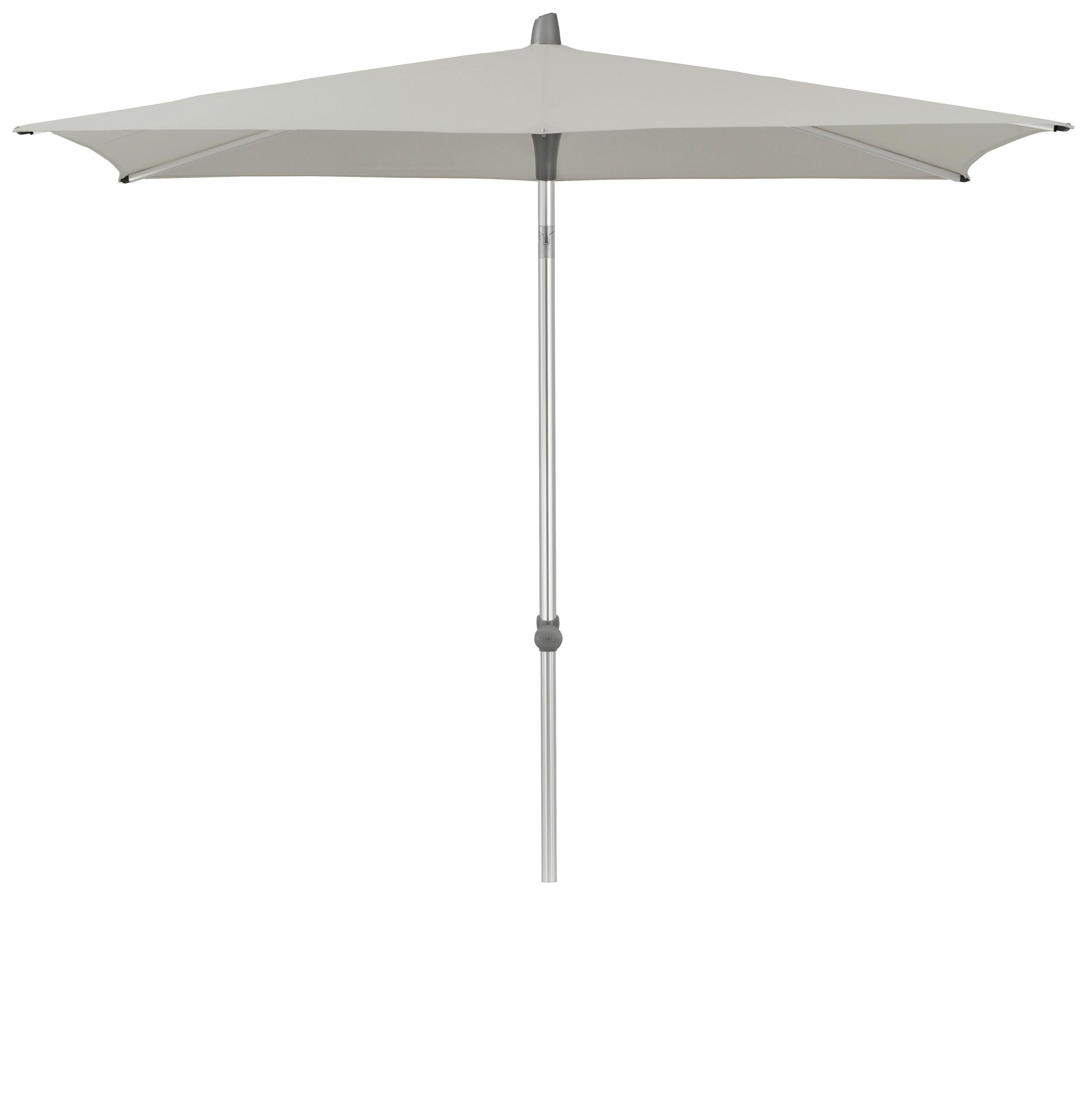 SONNENSCHIRM 210x150 cm Taupe  - Taupe/Silberfarben, KONVENTIONELL, Textil/Metall (210/150cm) - Glatz