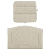 HOCHSTUHLEINLAGE  - Perlmutt, Basics, Textil (27cm) - Stokke
