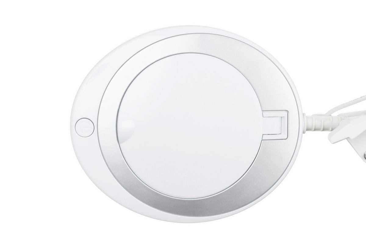 LAMPA NA PÍSACÍ STÔL, 60/15,8/33 cm - biela, Basics, kov/plast (60/15,8/33cm) - Novel