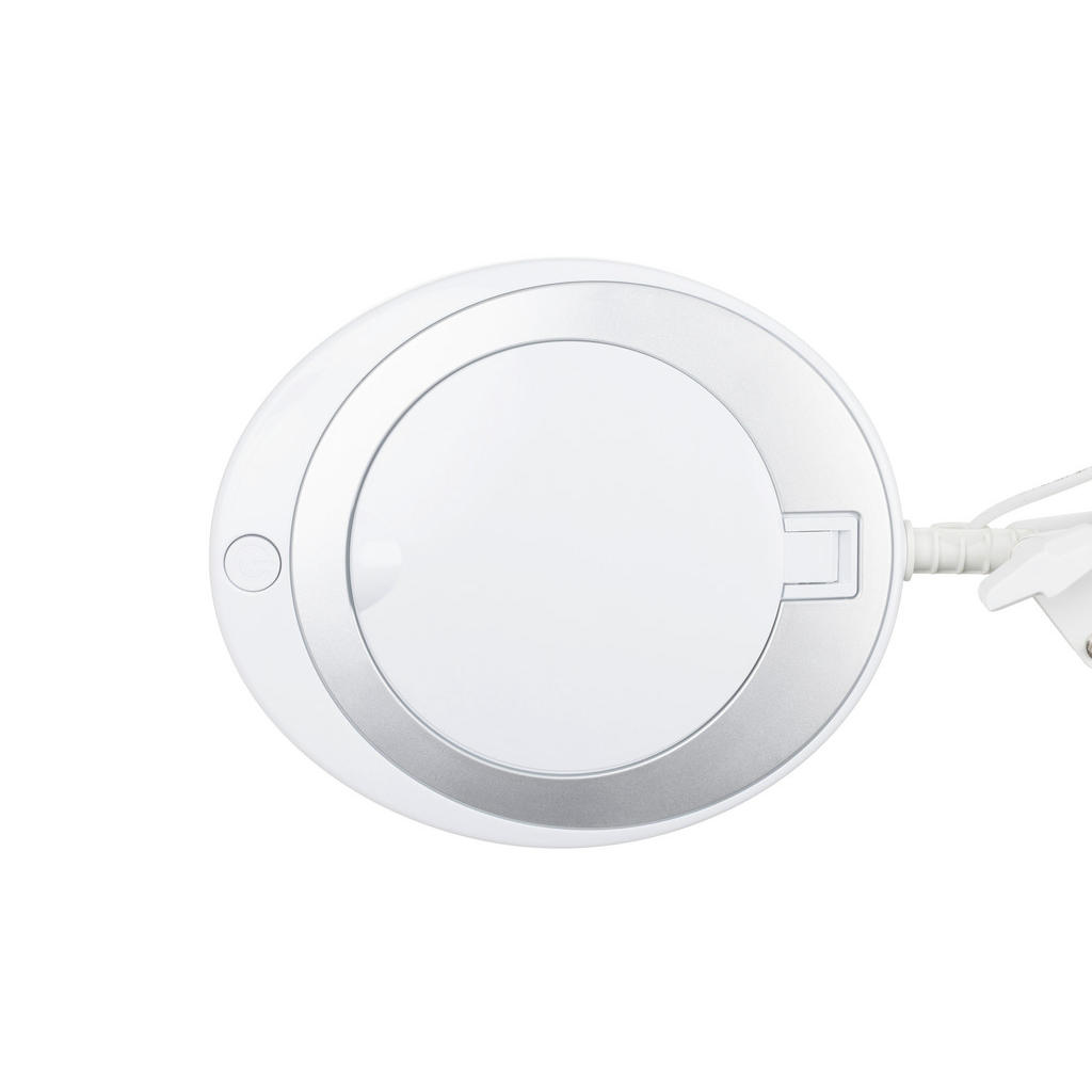 Thumbnail - Novel Schreibtischleuchte Zaniah, Weiß, Kunststoff, Uni, 137 mm, oval, 15.8x33x60 cm, RoHS, CE, verstellbare Arme, Touch...