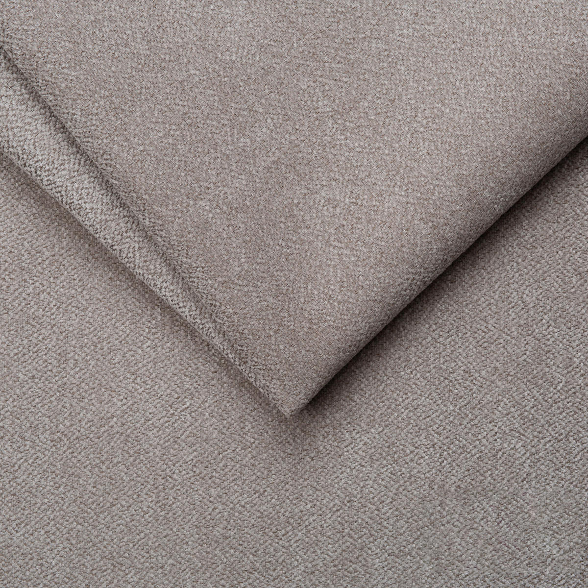 ECKSOFA Hellbraun Chenille  - Hellbraun/Schwarz, KONVENTIONELL, Holz/Textil (159/221cm) - Carryhome