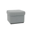 HOCKER Webstoff Mintgrün  - Schwarz/Mintgrün, KONVENTIONELL, Kunststoff/Textil (61/40/61cm) - MID.YOU