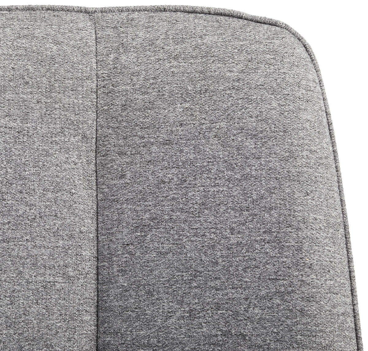 STUHL Webstoff Grau Pappel Sperrholz  - Schwarz/Grau, MODERN, Holz/Textil (47/87/58cm) - P & B