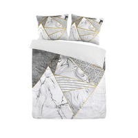 BETTWÄSCHE 3-teilig 200/240 cm  - Goldfarben/Grau, Basics, Textil (200/240cm) - Kayoom