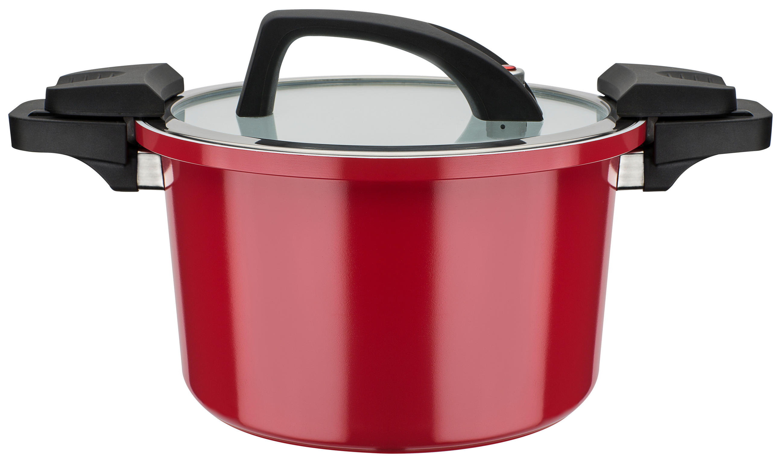 KOCHTOPF Energiespartopf 6 L  - Rot, Basics, Metall (24/16cm) - GSW