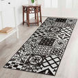 WEBTEPPICH 80/150 cm Schwarz  - Schwarz, Design, Kunststoff/Textil (80/150cm) - Novel