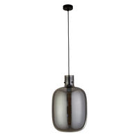 HÄNGELEUCHTE Barrel 30/127 cm   - Schwarz, Design, Glas/Metall (30/127cm) - Searchlight