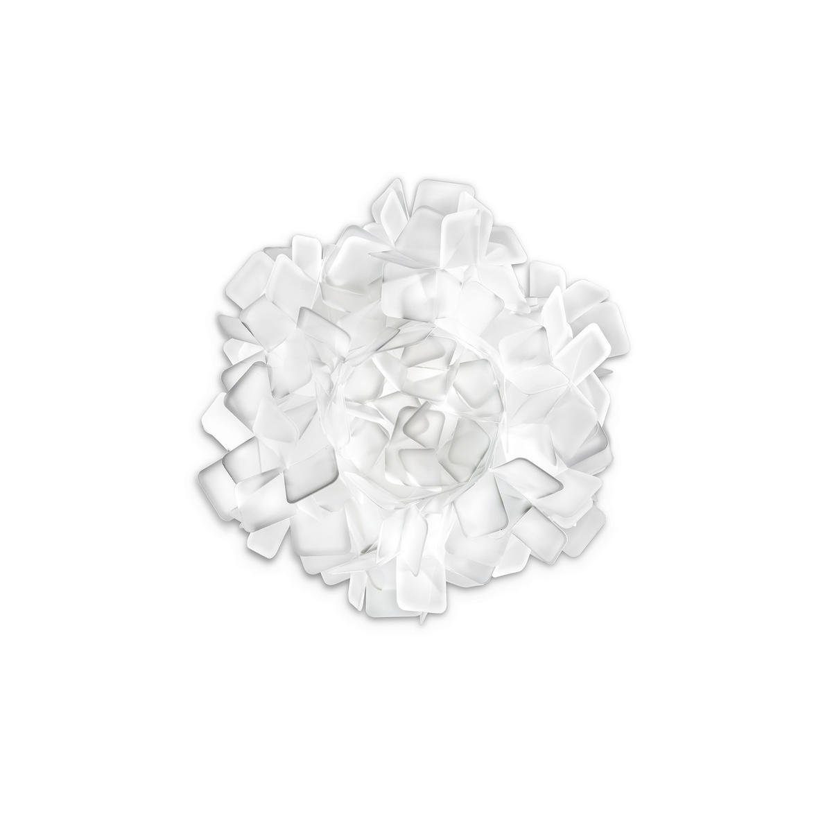 DECKENLEUCHTE CLIZIA 53/20 cm   - Weiß, Design, Kunststoff (53/20cm) - Slamp