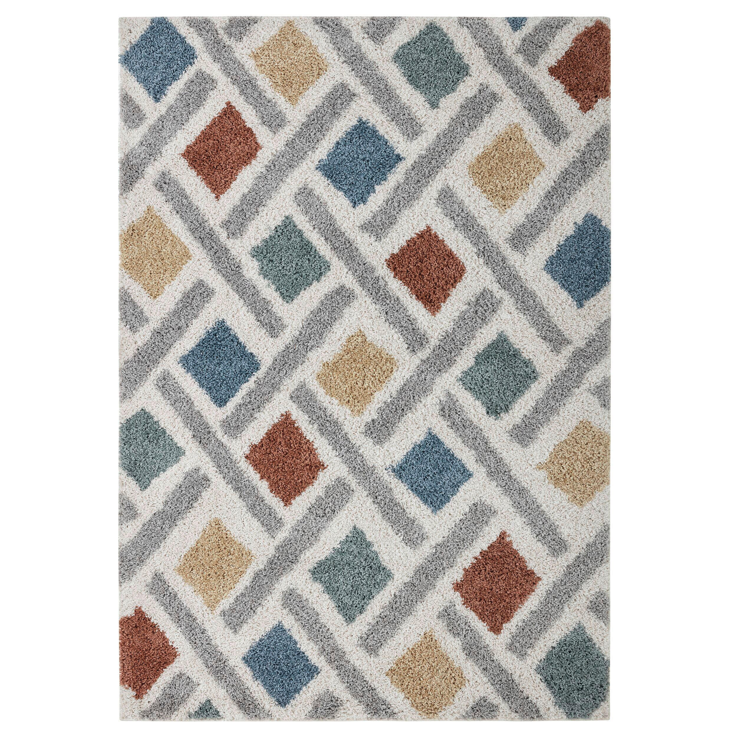 KOBEREC S VYSOKÝM VLASEM, 80/150 cm, vícebarevná - vícebarevná, Konvenční, textil (80/150cm)