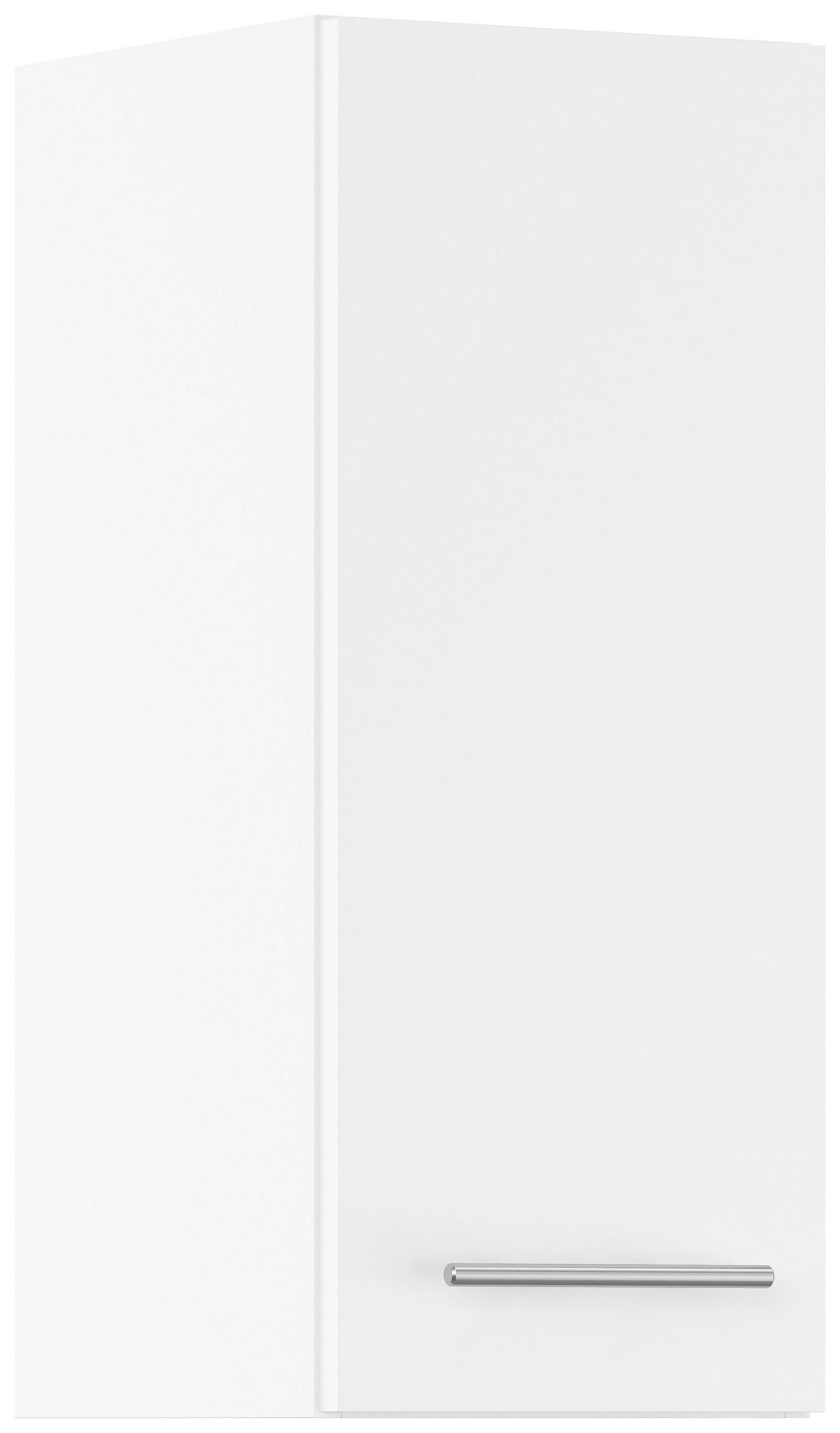 KÜCHENOBERSCHRANK 30/72,3/34,2 cm  in Weiß  - Edelstahlfarben/Weiß, Basics, Holzwerkstoff/Metall (30/72,3/34,2cm) - Impuls