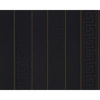 TAPETA VINILNA  crna, zlatne boje  - zlatne boje/crna, Design, papir (70/1000cm)