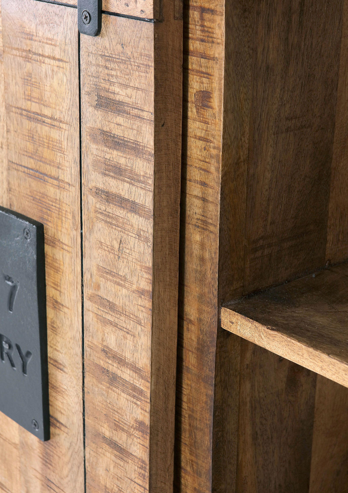 HIGHBOARD  in 145/145/45 cm  - Schwarz/Naturfarben, KONVENTIONELL, Holz/Holzwerkstoff (145/145/45cm) - Landscape