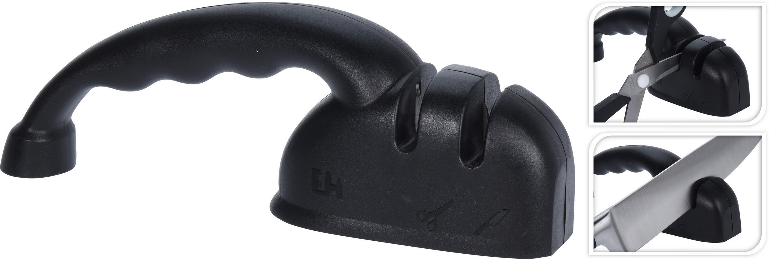 KNIVSLIP  - svart, Basics, metall/plast (20/5,2/7,8cm)