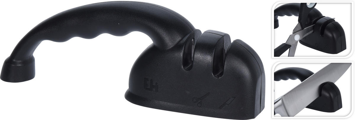 KNIVSLIP  - svart, Basics, metall/plast (20/5,2/7,8cm)