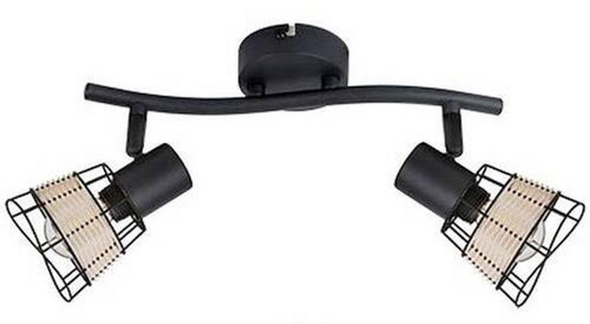 STRAHLER 25 cm   - Schwarz/Naturfarben, Natur, Naturmaterialien/Metall (25cm)