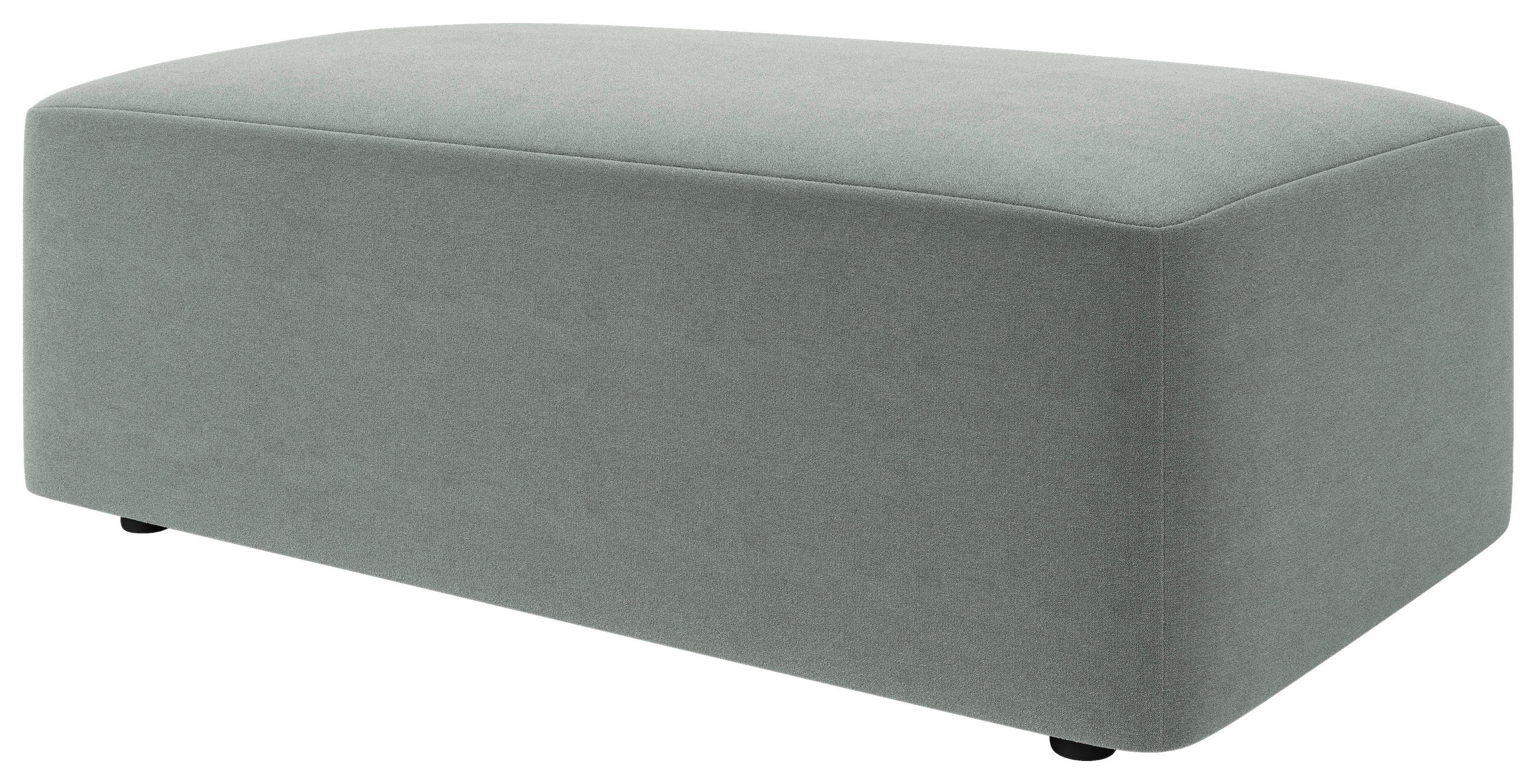 Thumbnail - Trendmanufaktur Hocker Wien, Grau, Textil, rechteckig, 112x44x66 cm, Made in Europe, Wohnzimmer, Hocker, Sitzhocker