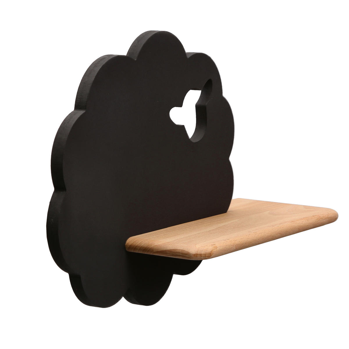 KINDERWANDLEUCHTE 36/12/24 cm   - Schwarz, Basics, Holz/Holzwerkstoff (36/12/24cm)