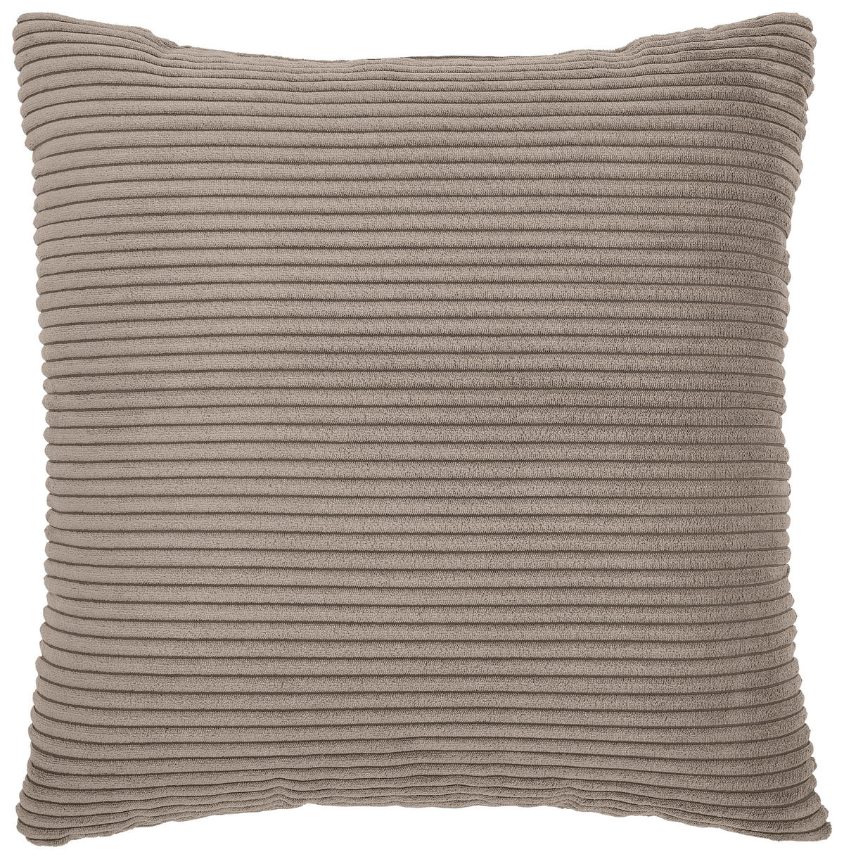 SCHLAFSOFA in Cord Taupe  - Taupe/Buchefarben, Konventionell, Holz/Kunststoff (255/86/123cm) - Livetastic