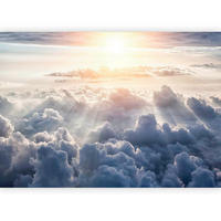 FOTOTAPETE  - Blau/Gelb, LIFESTYLE, Textil (100/70cm) - artgeist