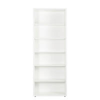 AKTENREGAL Weiß Hochglanz  - Weiß Hochglanz, KONVENTIONELL, Holzwerkstoff (81,6/217/35,7cm) - Carryhome