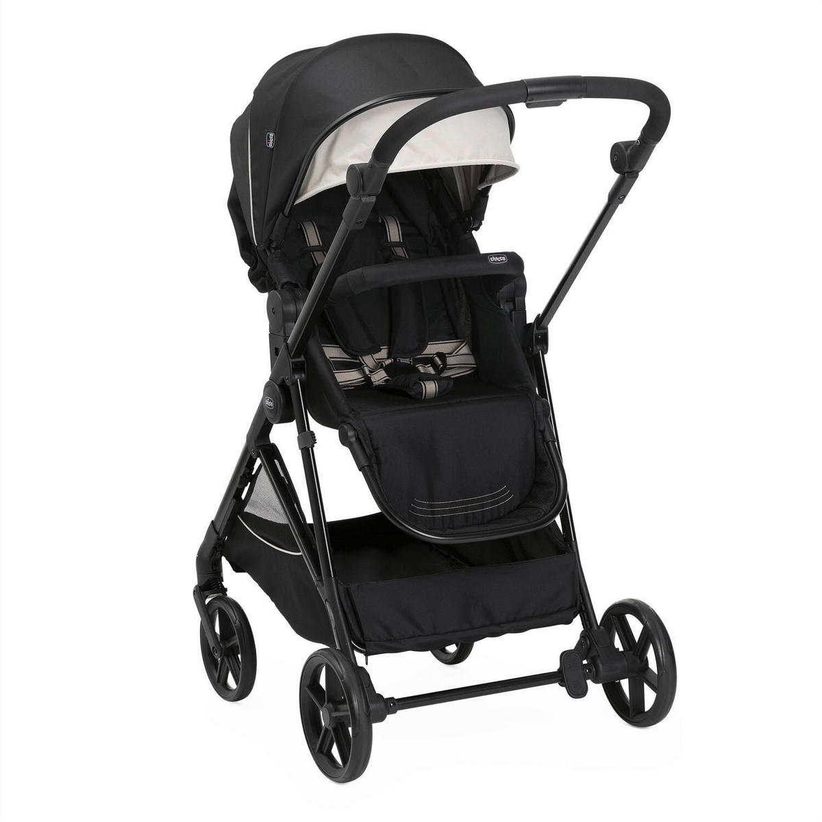 BUGGY SEETY  - Schwarz, Basics, Textil/Metall (55/73/99-110cm) - Chicco